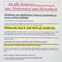 Seniorennachmittag 2015